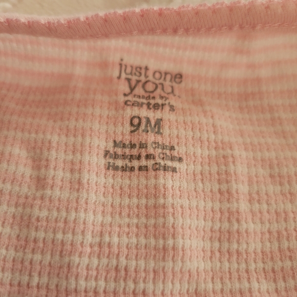 Baby Onesie Bear Face Footies 9 Months Carter's - Picture 6 of 9